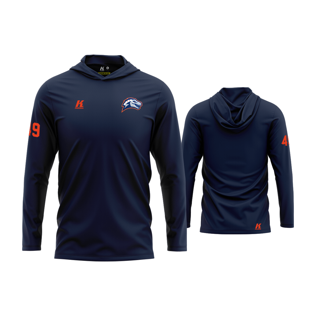 Eindhoven Raptors Core Hooded LS Tee Primary