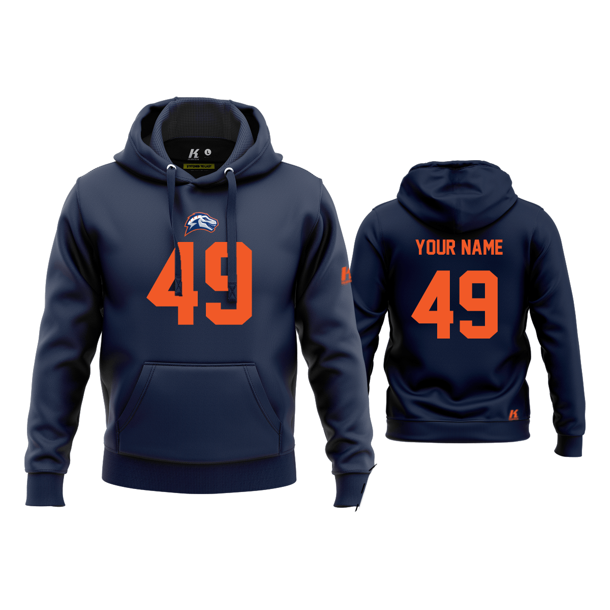 Eindhoven Raptors Fan Hoodie "Jersey"