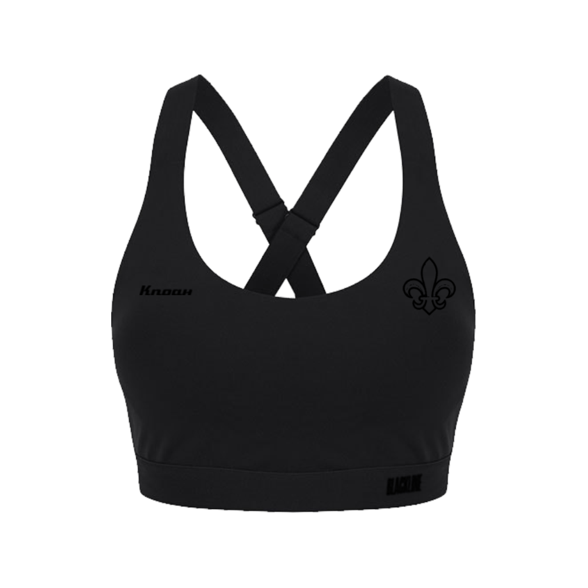 Riviera Saints Fan Blackline Womens Sports Bra