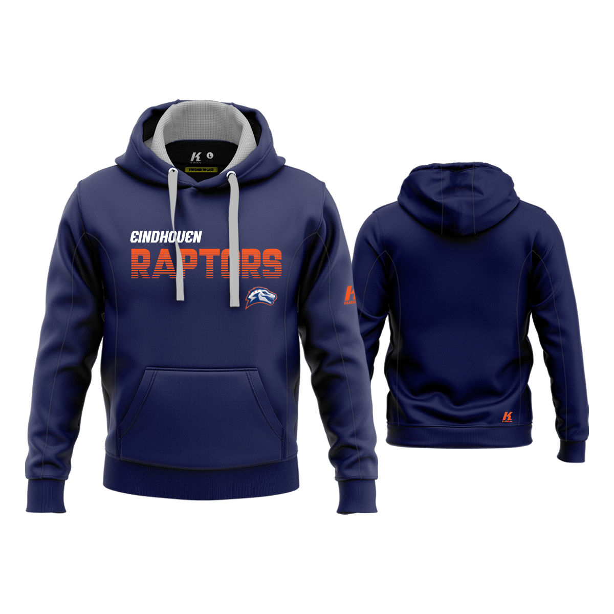 Eindhoven Raptors Fan Varsity Hoodie "Teamflow"