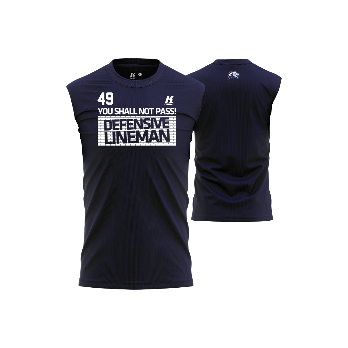 Eindhoven Raptors Position Oversize Sleeveless Tee "D-Line"