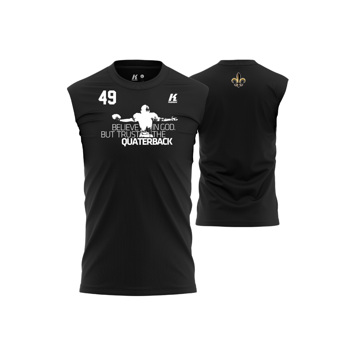 Riviera Saints Position Oversize Sleeveless Tee "Quarterback"