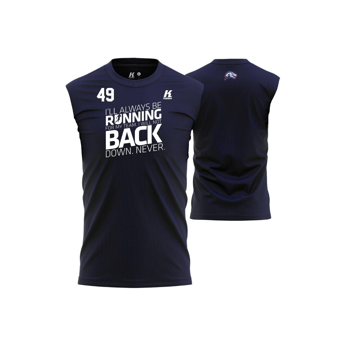 Eindhoven Raptors Position Oversize Sleeveless Tee "Running Back"