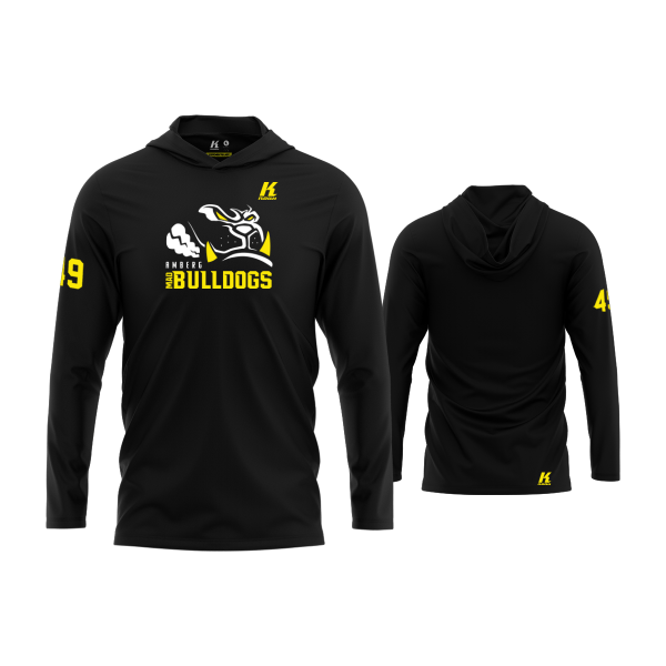 Amberg Mad Bulldogs Core Hooded LS Tee Essential