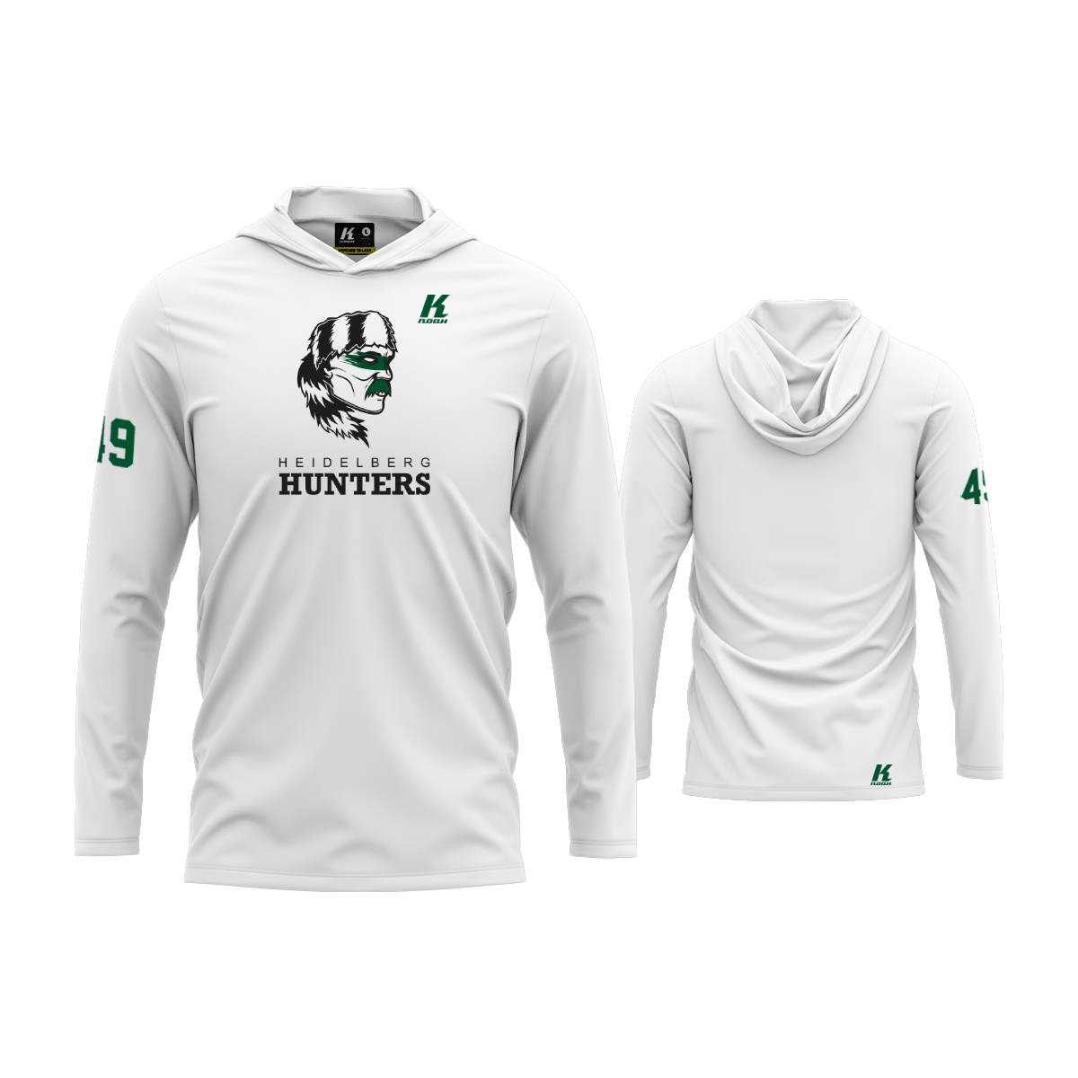 Heidelberg Hunters Core Hooded LS Tee Essential