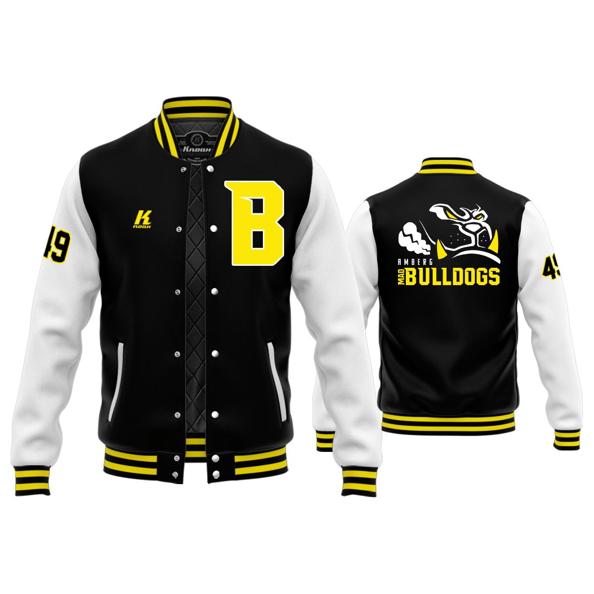 Amberg Mad Bulldogs Signature Authentic Varsity Jacket