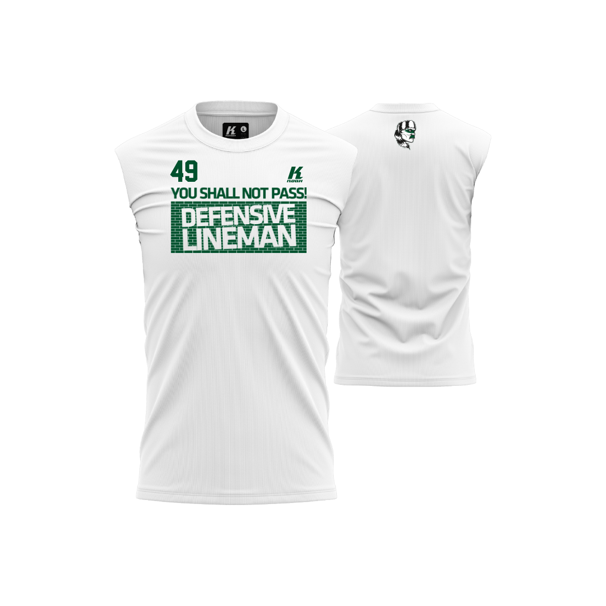 Heidelberg Hunters Position Oversize Sleeveless Tee "D-Line"