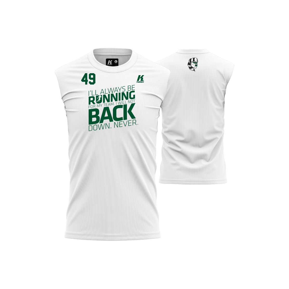 Heidelberg Hunters Position Oversize Sleeveless Tee "Running Back"