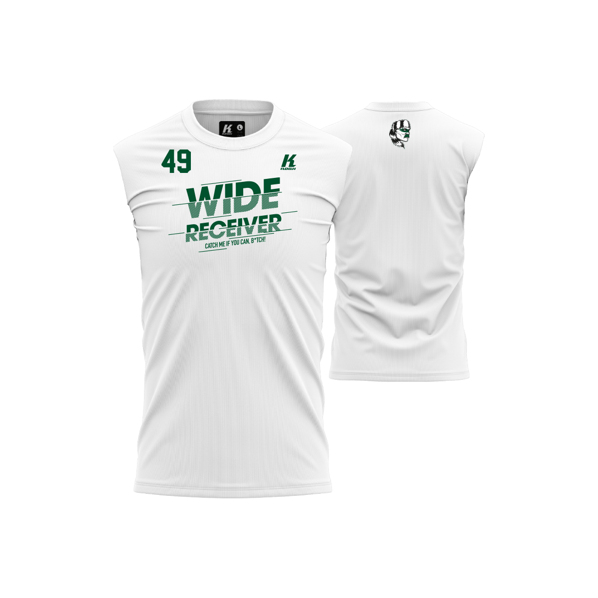 Heidelberg Hunters Position Oversize Sleeveless Tee "Wide Reciever"