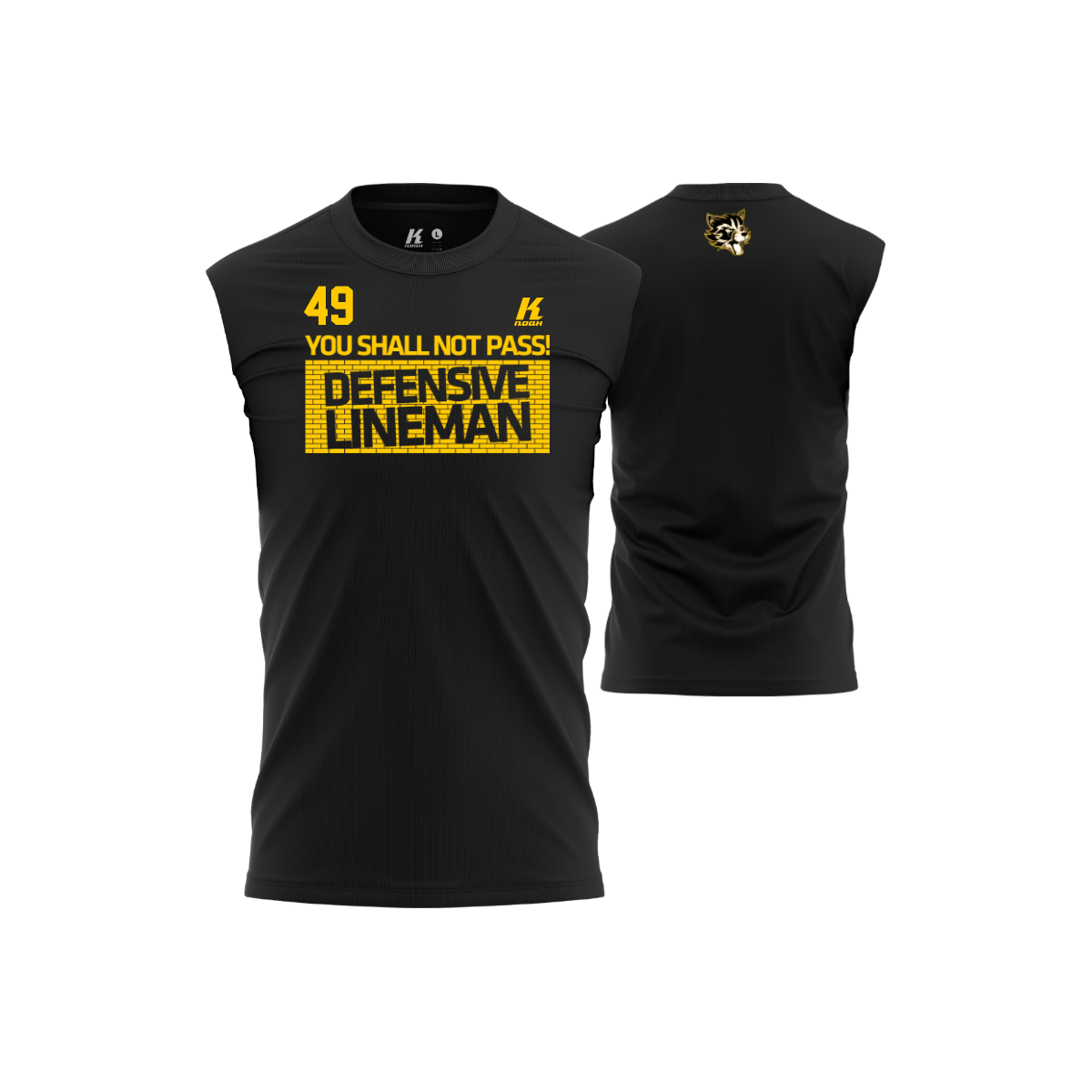 Goldwörth Raccoons Position Oversize Sleeveless Tee "D-Line"