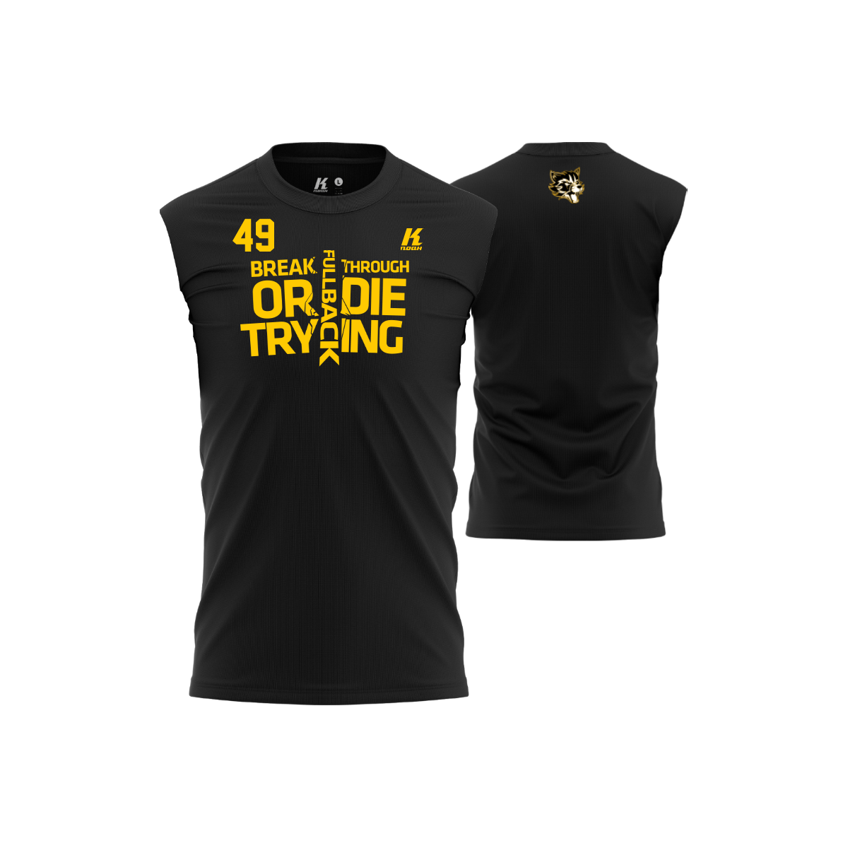 Goldwörth Raccoons Position Oversize Sleeveless Tee "Fullback"