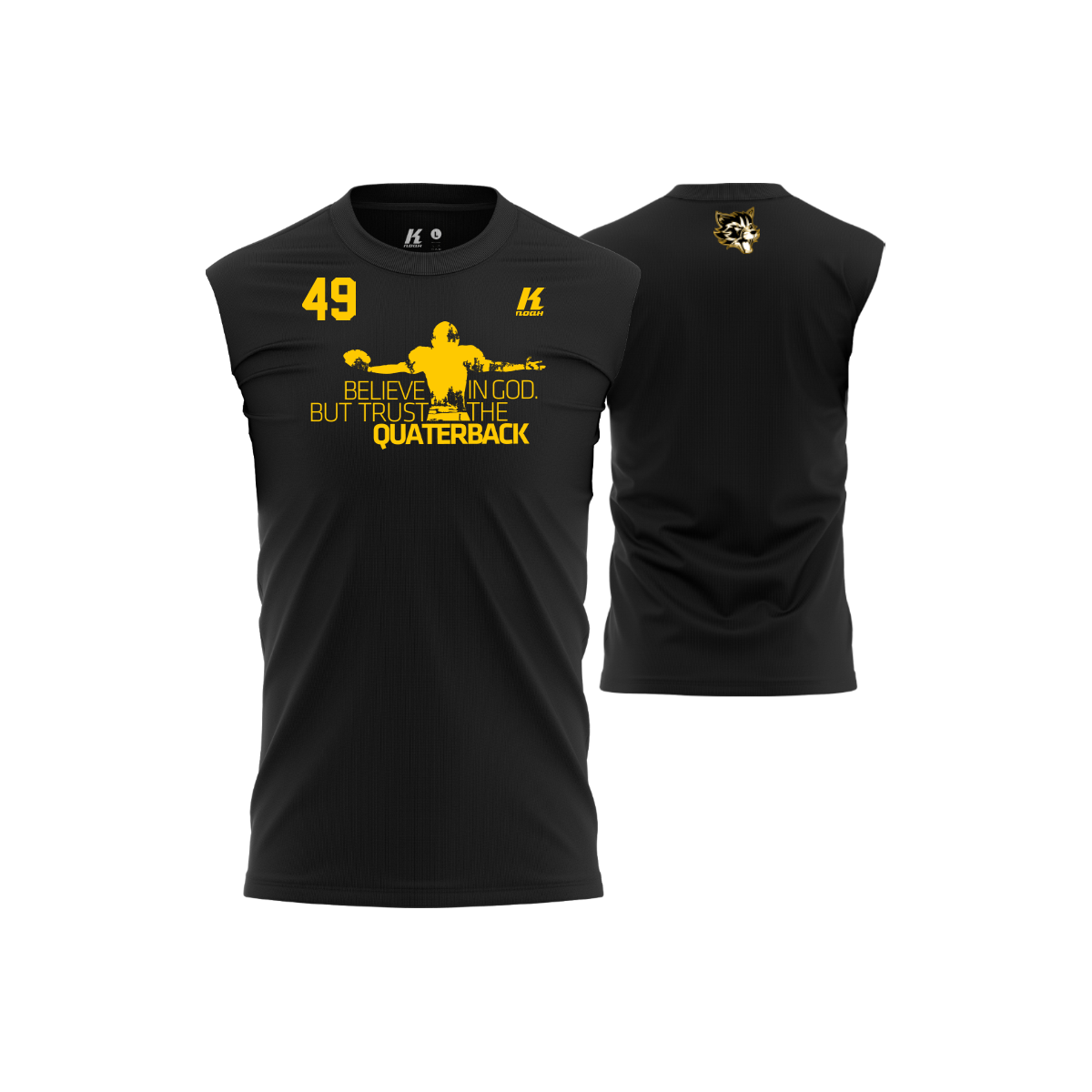 Goldwörth Raccoons Position Oversize Sleeveless Tee "Quarterback"