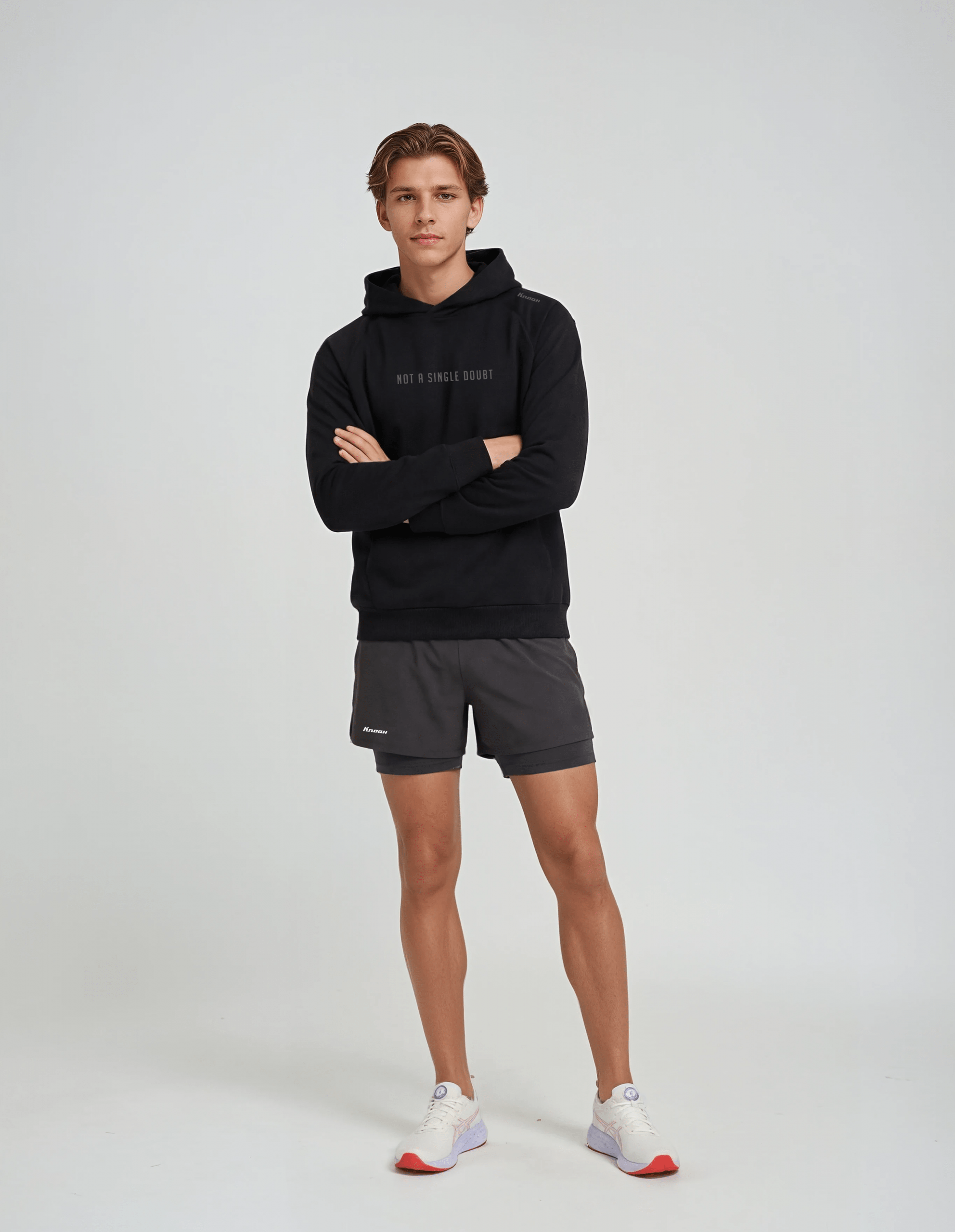 K.Noah "Not a Single Doubt" Athletic Hoodie black