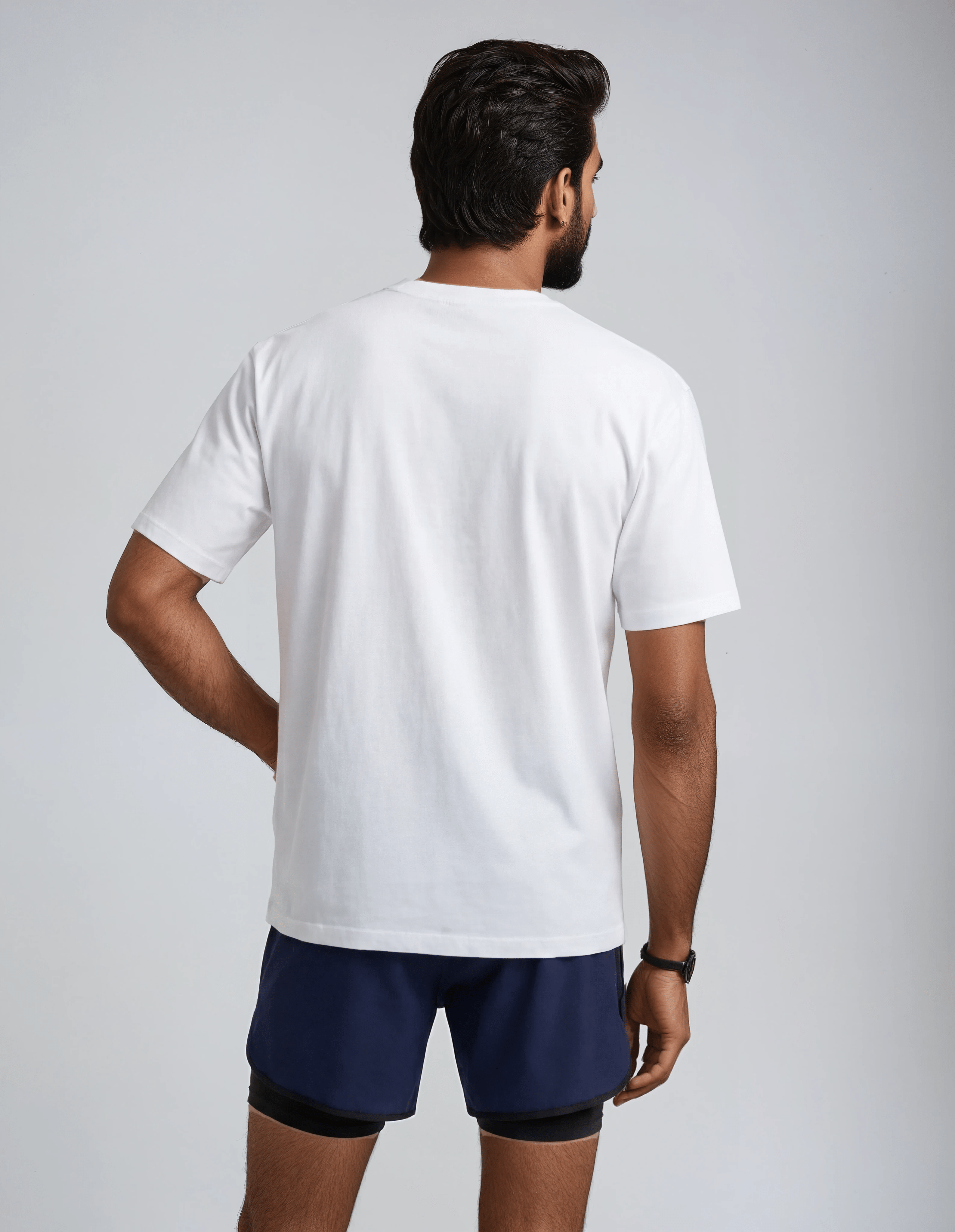 K.Noah "Everyday" Double Layer Athletic Short navy