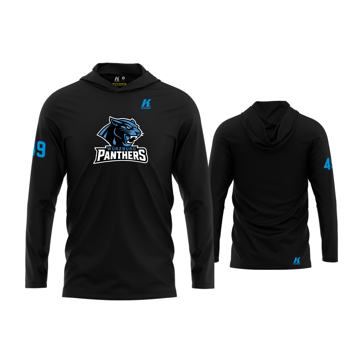 Würzburg Panthers Core Hooded LS Tee Essential