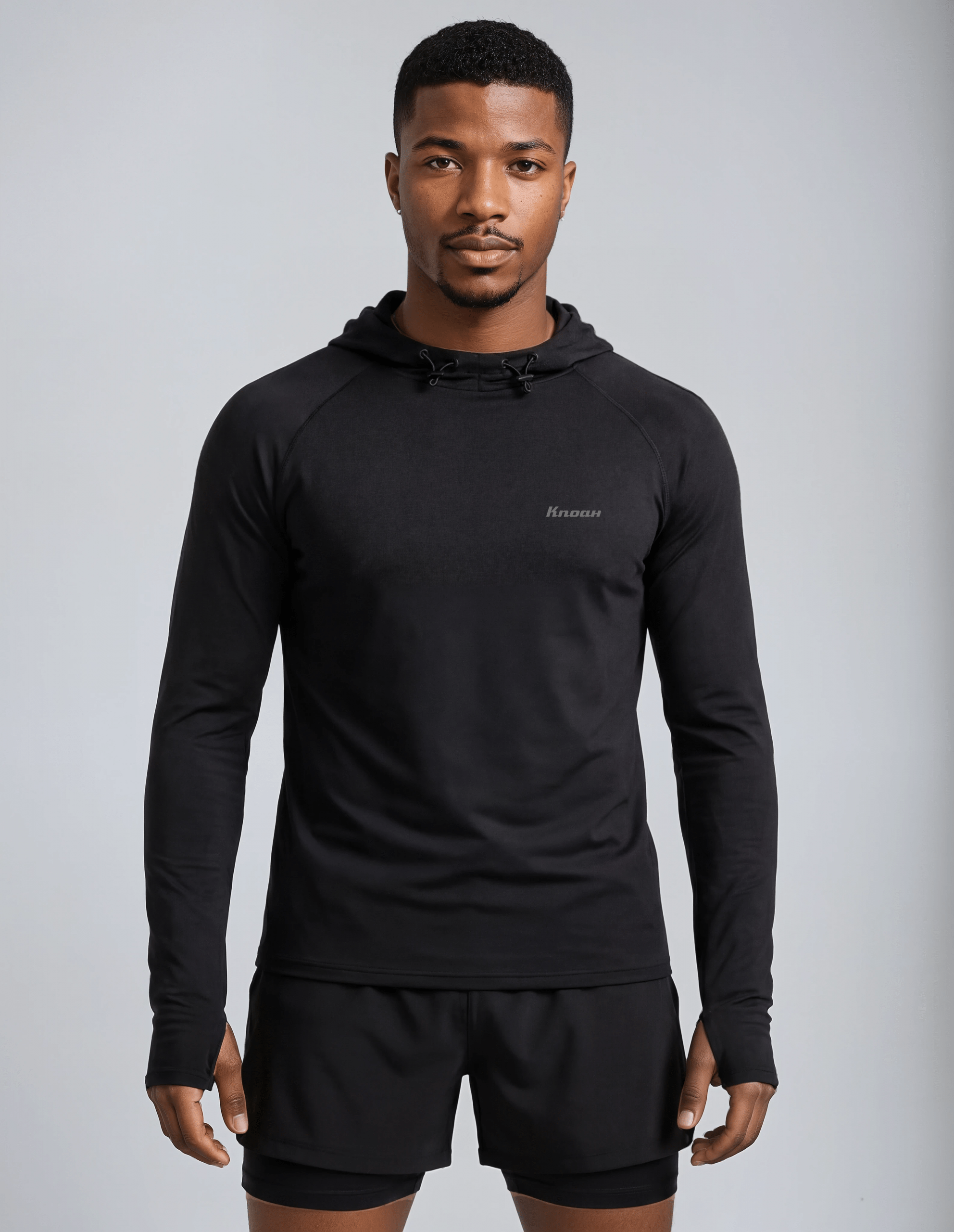 K.Noah "Everyday" Cool Cowl Neck Top black