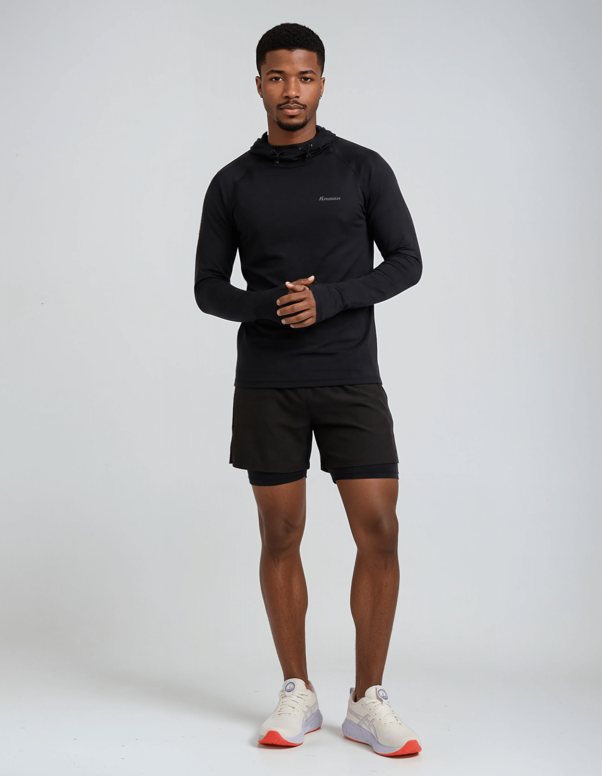 K.Noah "Everyday" Cool Cowl Neck Top black