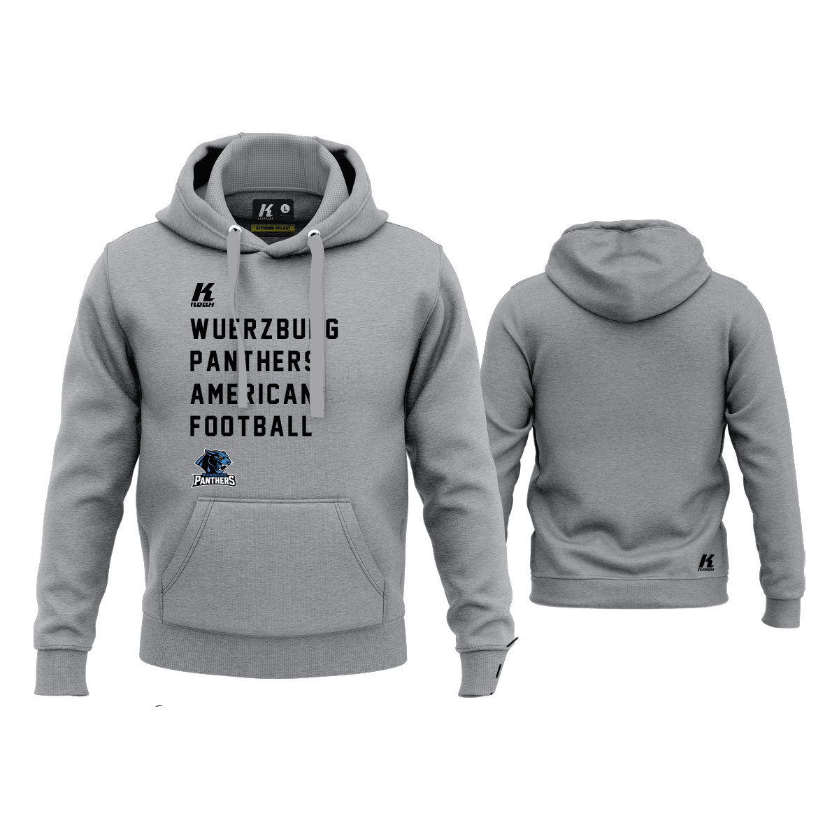 Würzburg Panthers Fan Hoodie "Wordmark"