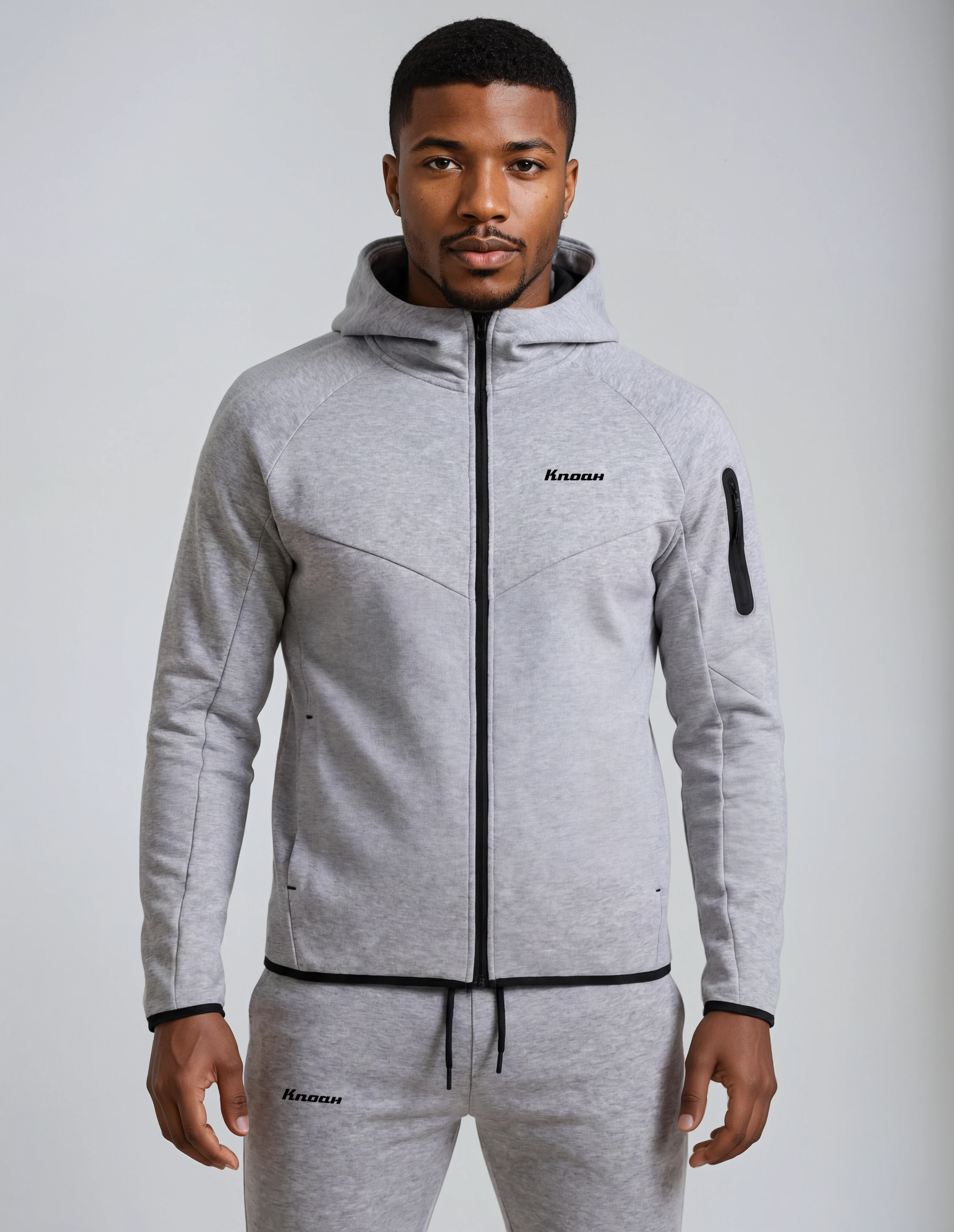 K.Noah "Everyday" Fleece Jacket grey