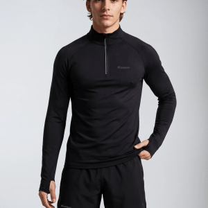 K.Noah "Everyday" Cool-Flex 1/2 Zip Top black