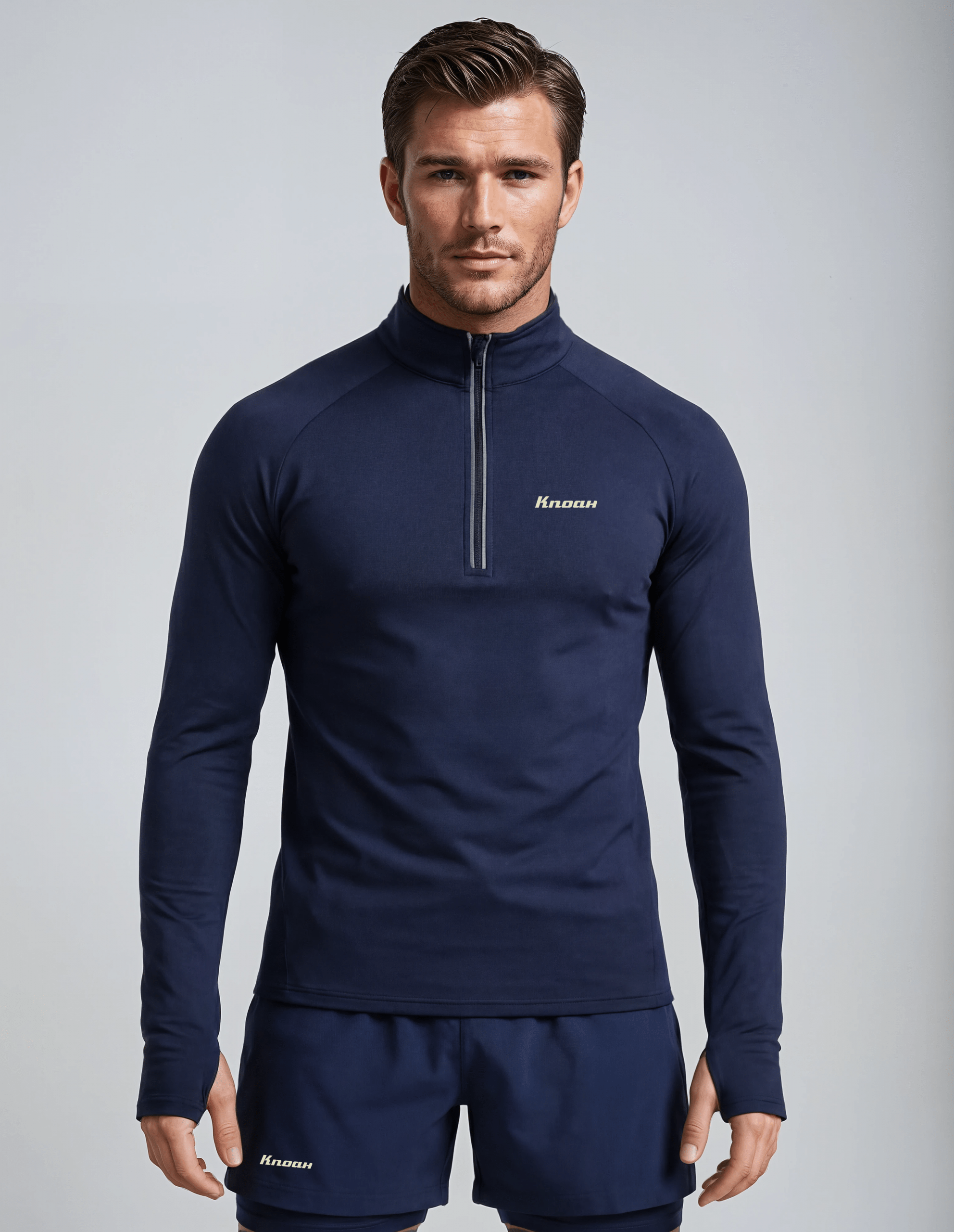 K.Noah "Everyday" Cool-Flex 1/2 Zip Top navy