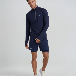 K.Noah "Everyday" Cool-Flex 1/2 Zip Top navy