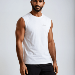 K.Noah "Everyday" Oversize Sleeveless Tee white