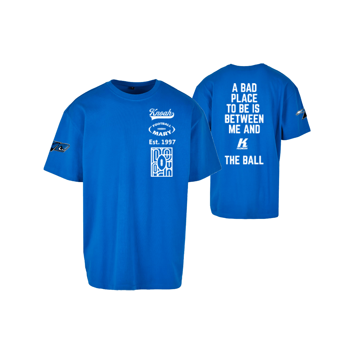 Zürich Renegades Fan Footballmary Oversize Tee "Bad Place to be"