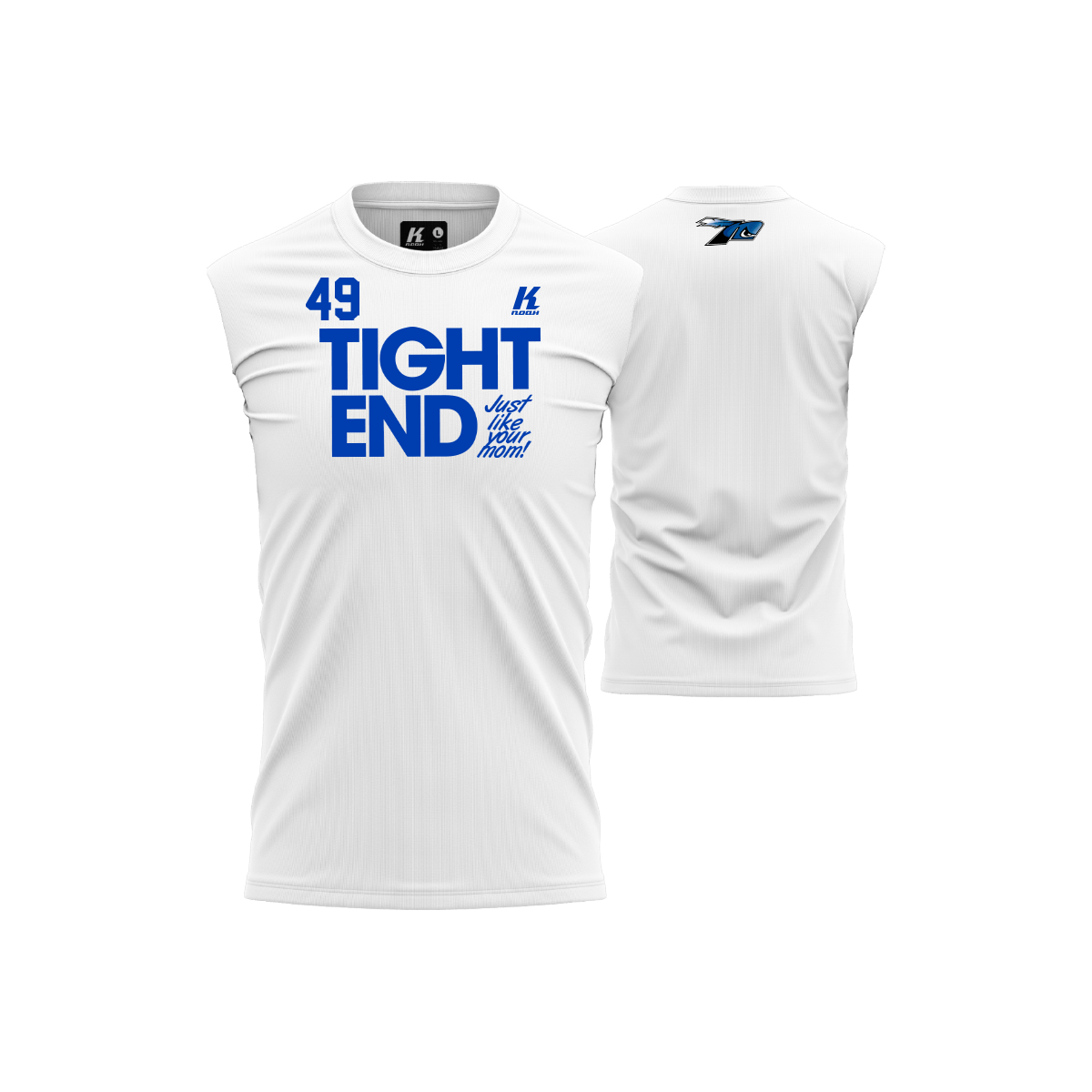 Zürich Renegades Position Oversize Sleeveless Tee "Tight End"
