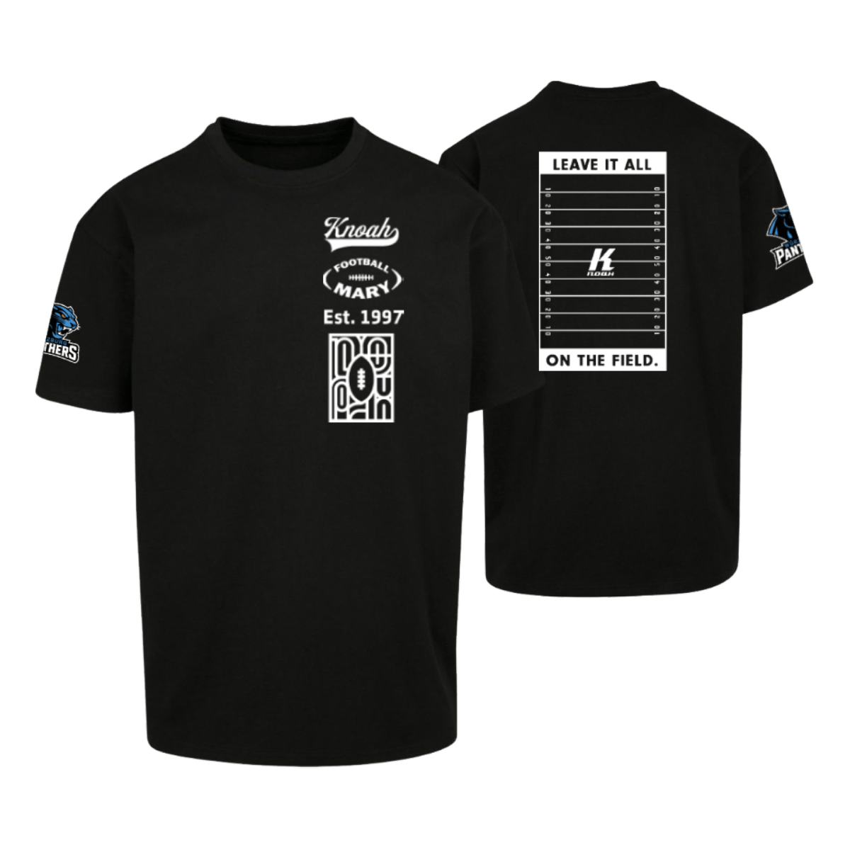 Würzburg Panthers Fan Footballmary Oversize Tee "Footballfield"