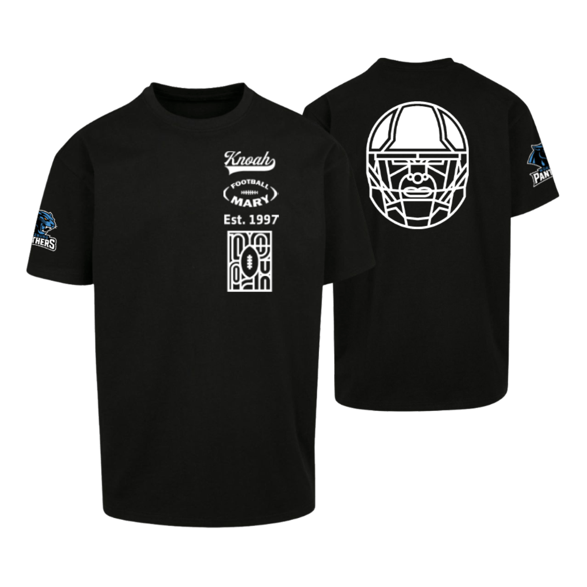 Würzburg Panthers Fan Footballmary Oversize Tee "Helmet"