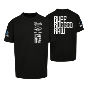 Würzburg Panthers Fan Footballmary Oversize Tee "Ruff, Rugged, Raw"