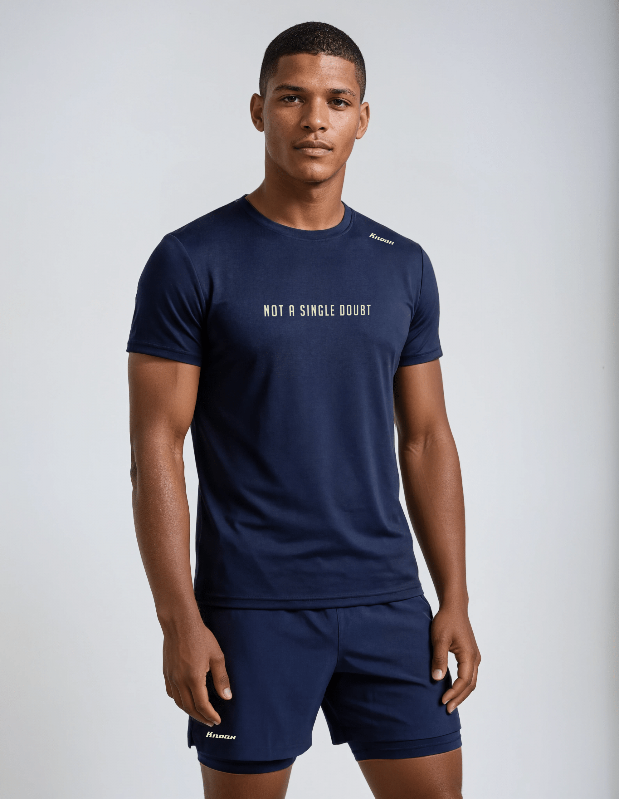 K.Noah "Not a Single Doubt" Performance Tee navy