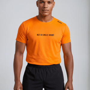 K.Noah "Not a Single Doubt" Performance Tee cyber orange