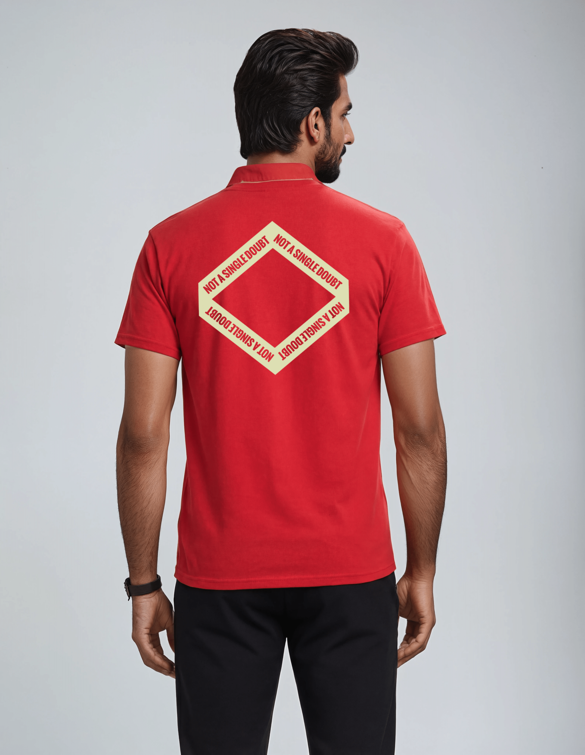 K.Noah "Not a Single Doubt" Performance graphic Tee red