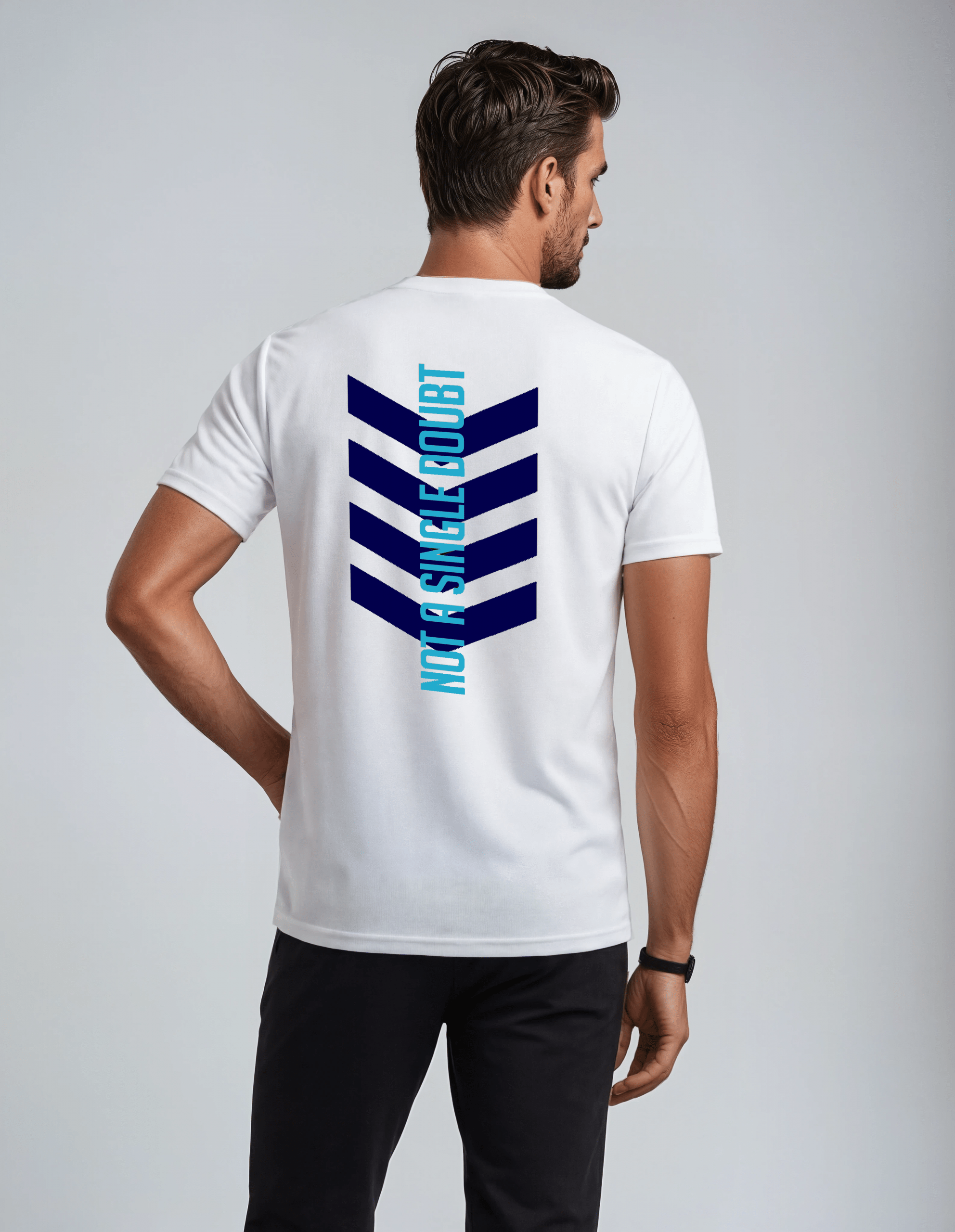 K.Noah "Not a Single Doubt" Performance graphic Tee white