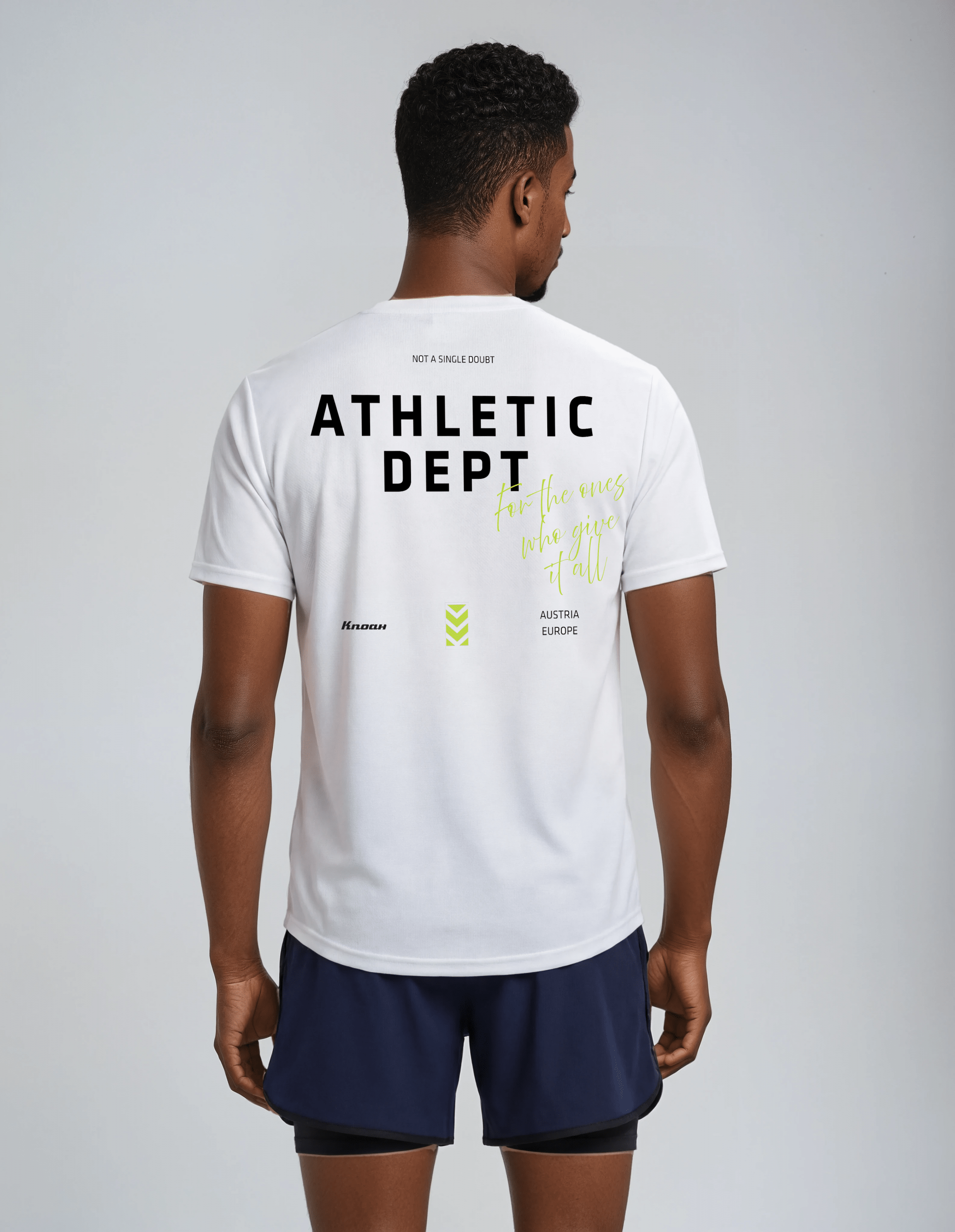 K.Noah "Athletic Dept" Performance Tee white