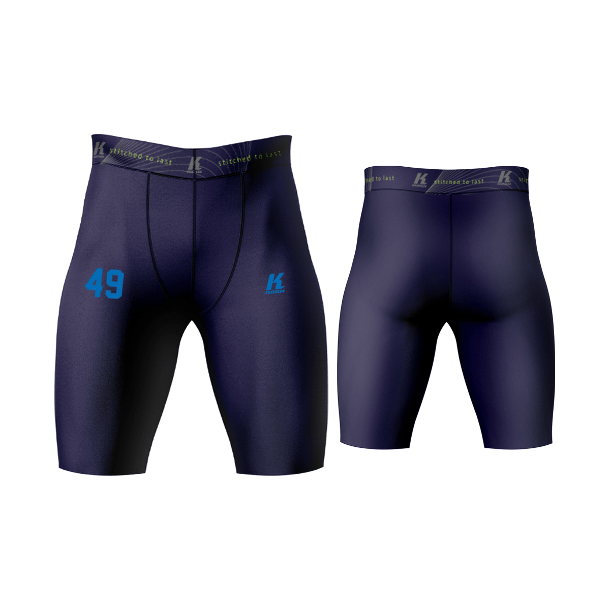 Erfurt Indigos Signature Compression Short